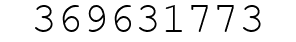 Number 369631773.