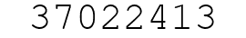 Number 37022413.