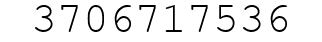 Number 3706717536.
