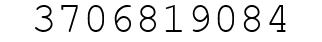 Number 3706819084.