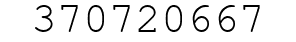 Number 370720667.