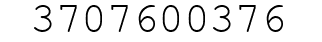 Number 3707600376.