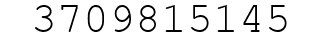 Number 3709815145.