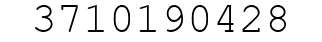 Number 3710190428.