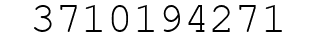 Number 3710194271.
