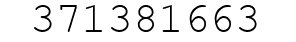 Number 371381663.