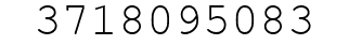 Number 3718095083.