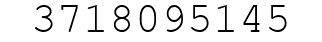Number 3718095145.