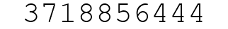 Number 3718856444.