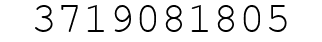 Number 3719081805.