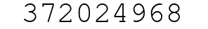Number 372024968.