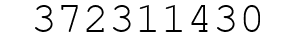 Number 372311430.