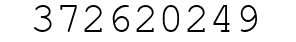 Number 372620249.