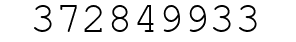 Number 372849933.