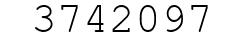 Number 3742097.