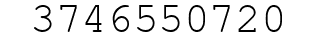 Number 3746550720.