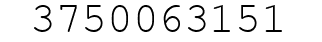 Number 3750063151.