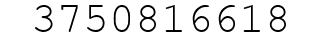 Number 3750816618.