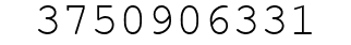 Number 3750906331.