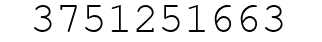 Number 3751251663.
