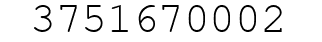 Number 3751670002.