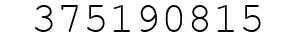 Number 375190815.