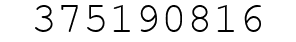 Number 375190816.