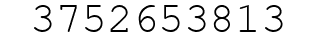 Number 3752653813.