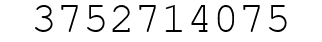 Number 3752714075.