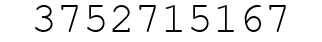 Number 3752715167.