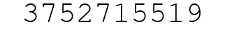 Number 3752715519.