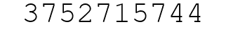 Number 3752715744.