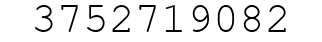 Number 3752719082.