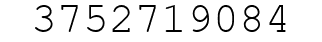 Number 3752719084.
