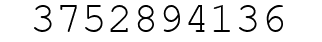 Number 3752894136.