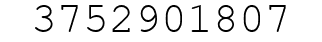 Number 3752901807.