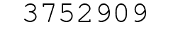 Number 3752909.