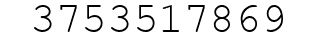 Number 3753517869.