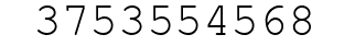 Number 3753554568.