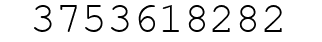 Number 3753618282.