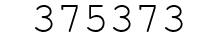 Number 375373.