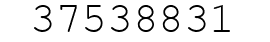 Number 37538831.