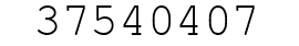 Number 37540407.
