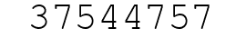 Number 37544757.