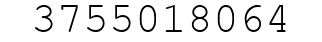 Number 3755018064.