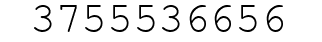 Number 3755536656.