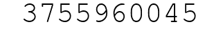 Number 3755960045.