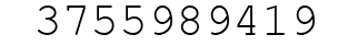 Number 3755989419.
