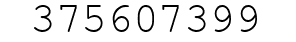 Number 375607399.