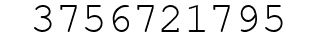 Number 3756721795.